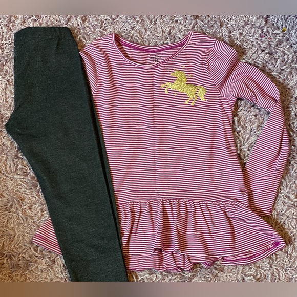 Jumping Beans Softest Tee tunic top & denim look leggings 🦄 - Picture 15 of 16